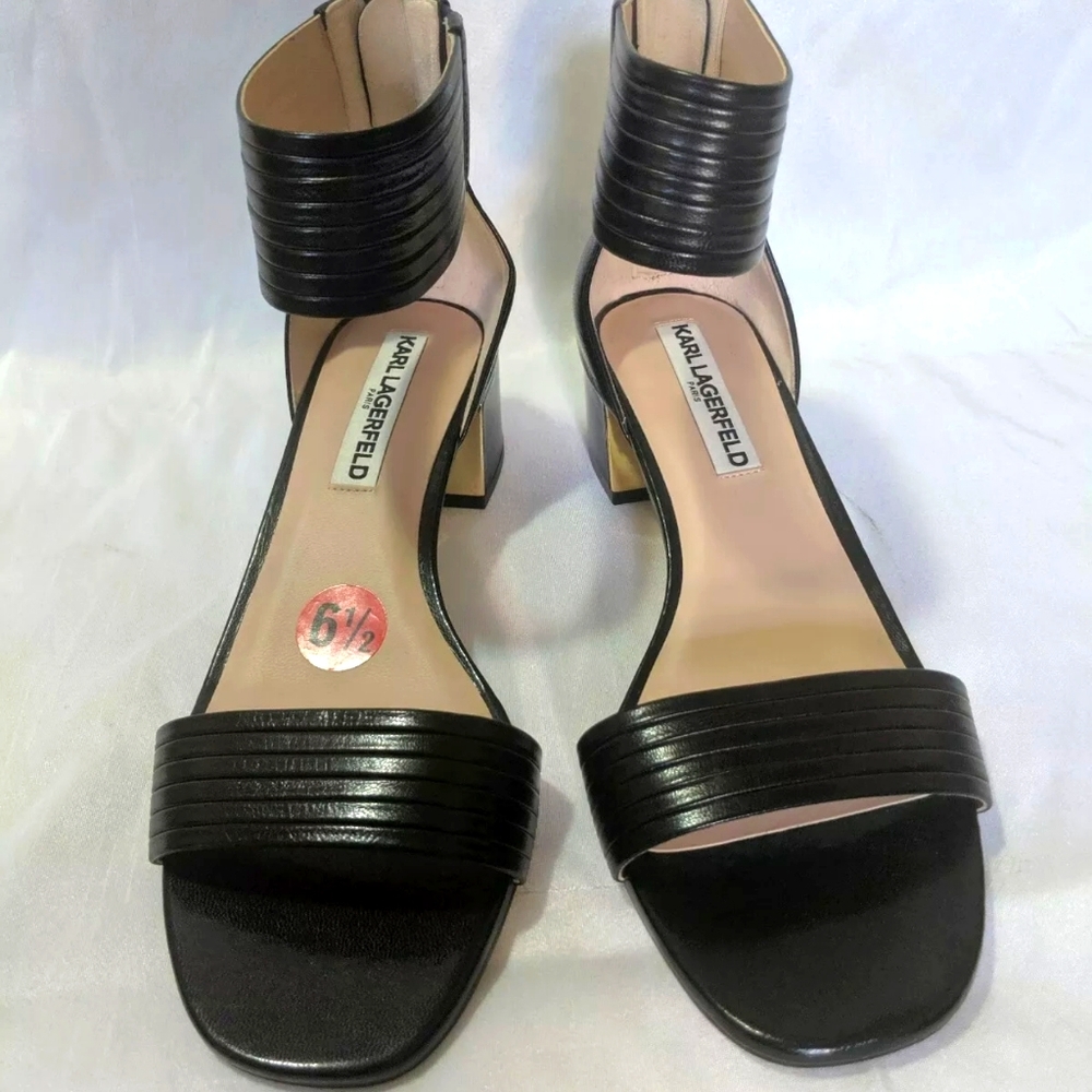 Lot of two Karl Lagerfeld Paris, Trish Block Heel
